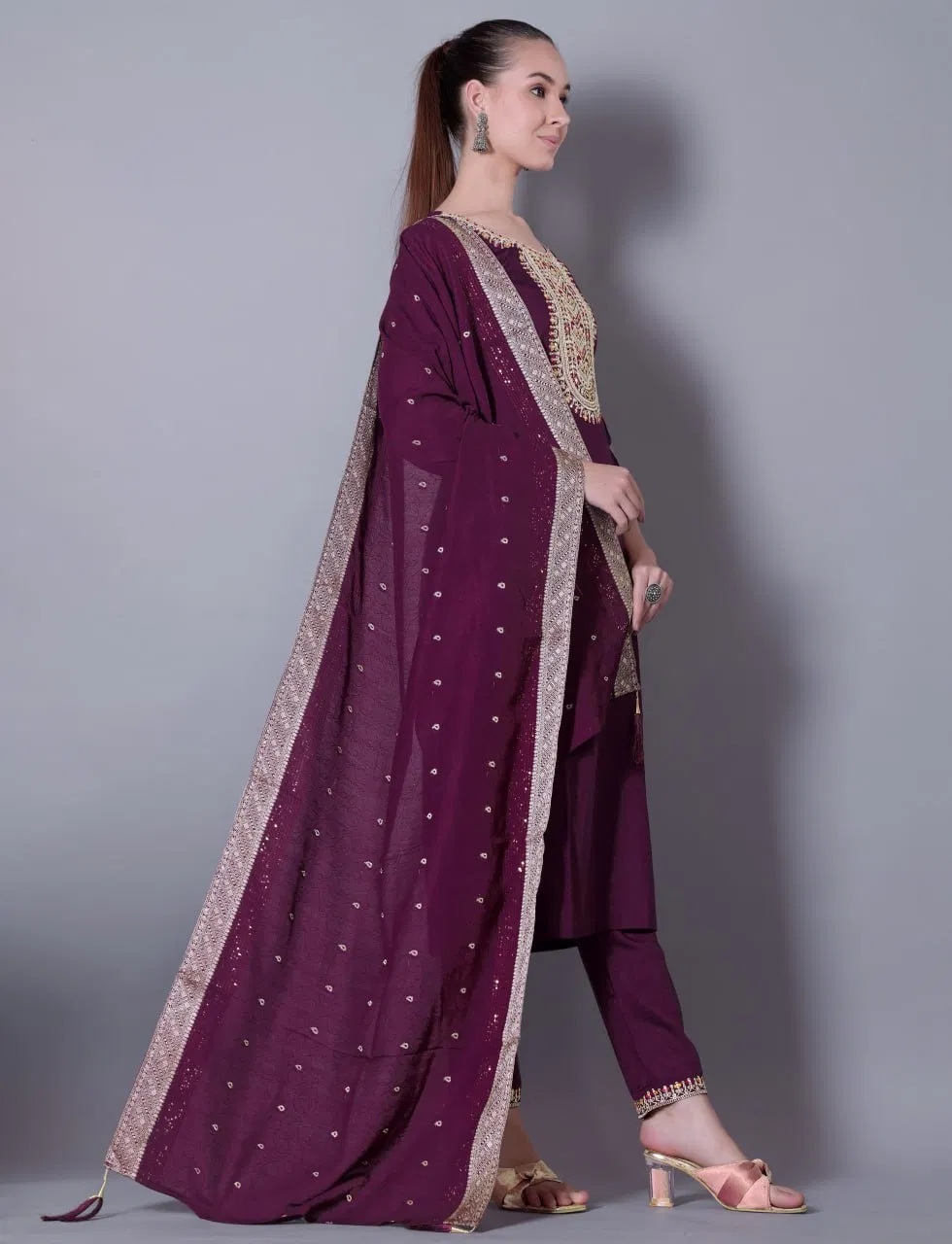Shayari By Nsf Silk Top & Bottom Dupatta Set Wholesale Suppliers In Mumbai